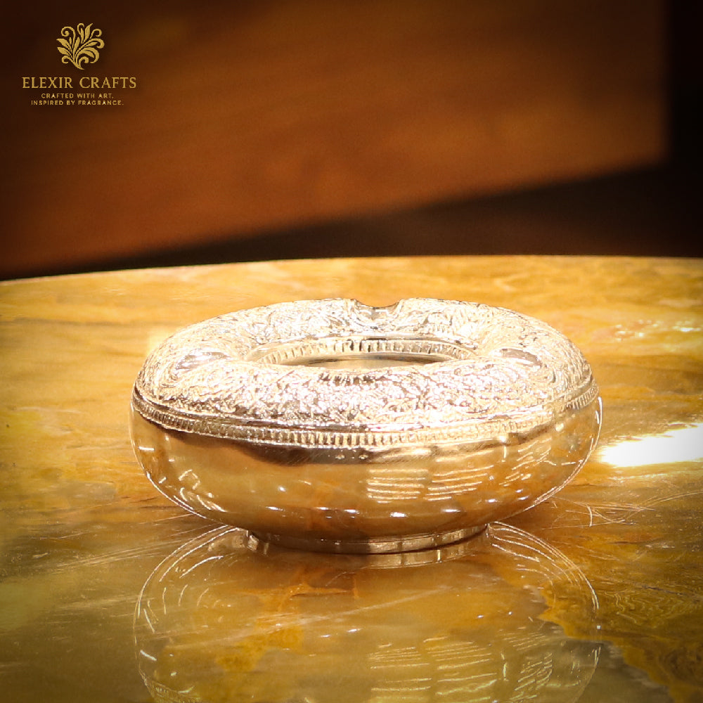 The Sterling Repoussé Floral Dish