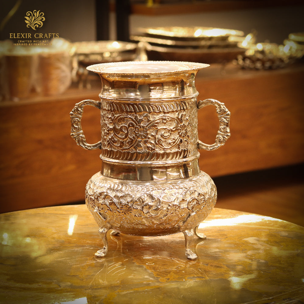 The Regal Heritage Silver-Plated Samovar Urn