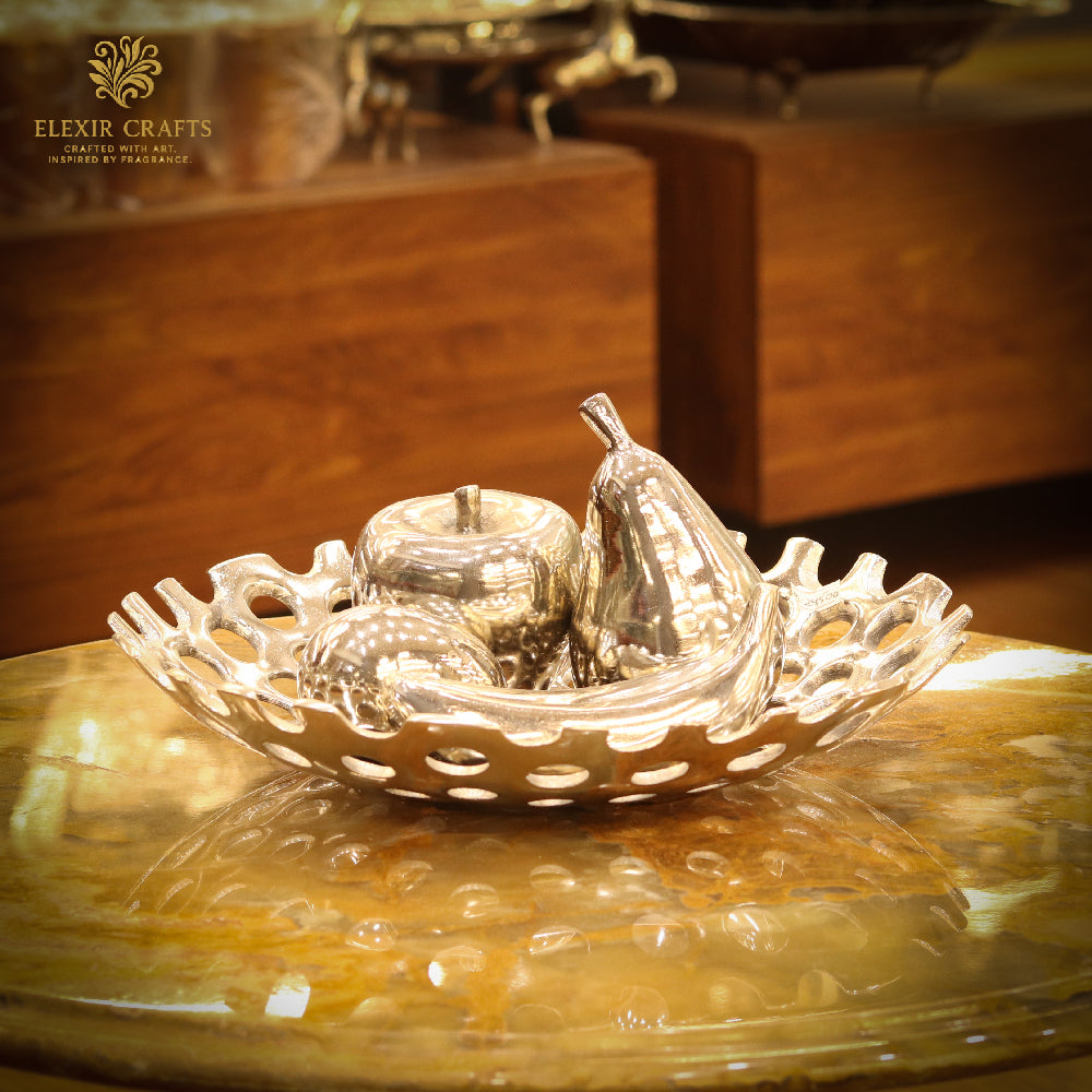 The Contemporary Silver Lattice Fruit Ensemble