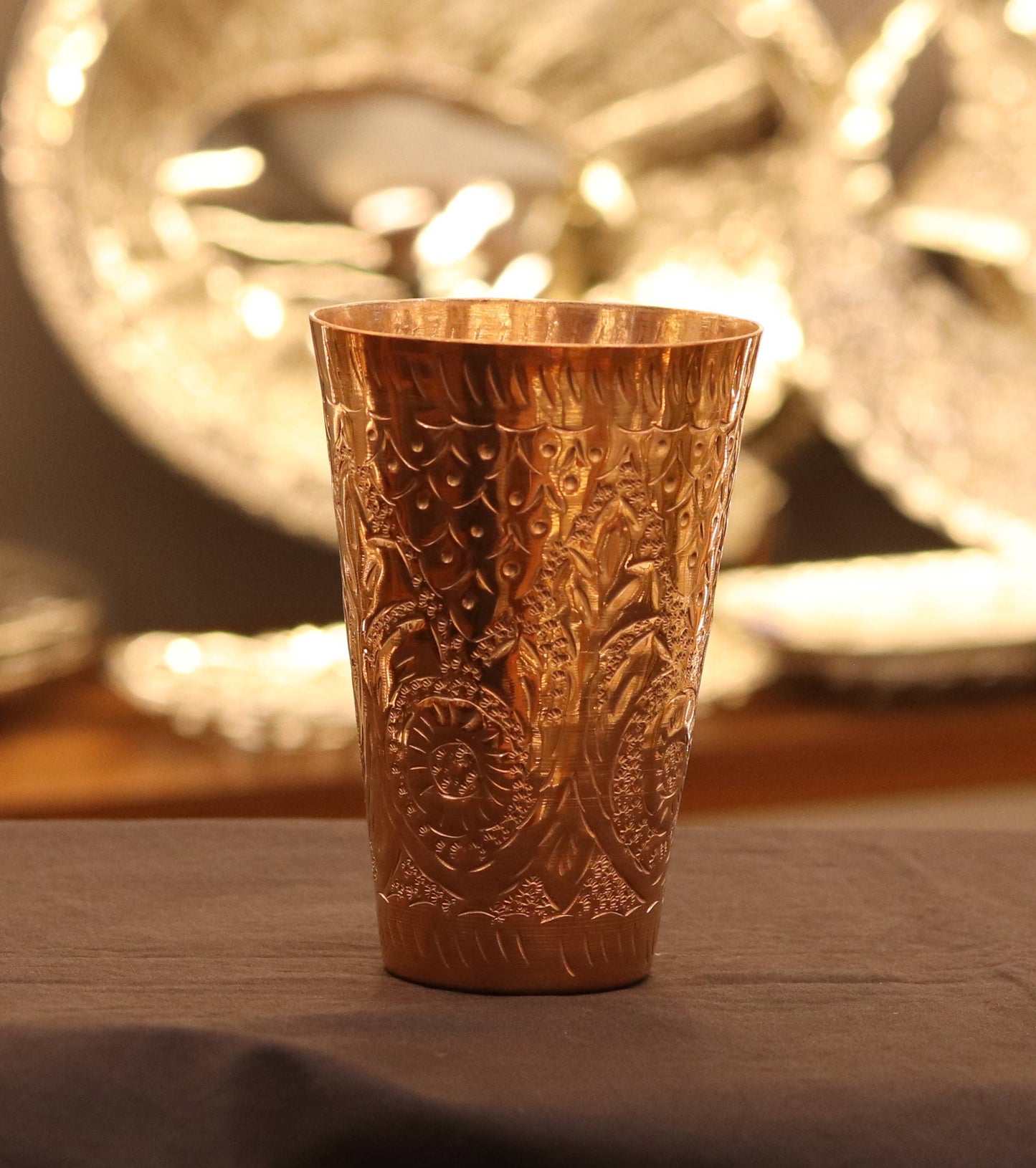 The Royal Engraved Copper Tumbler