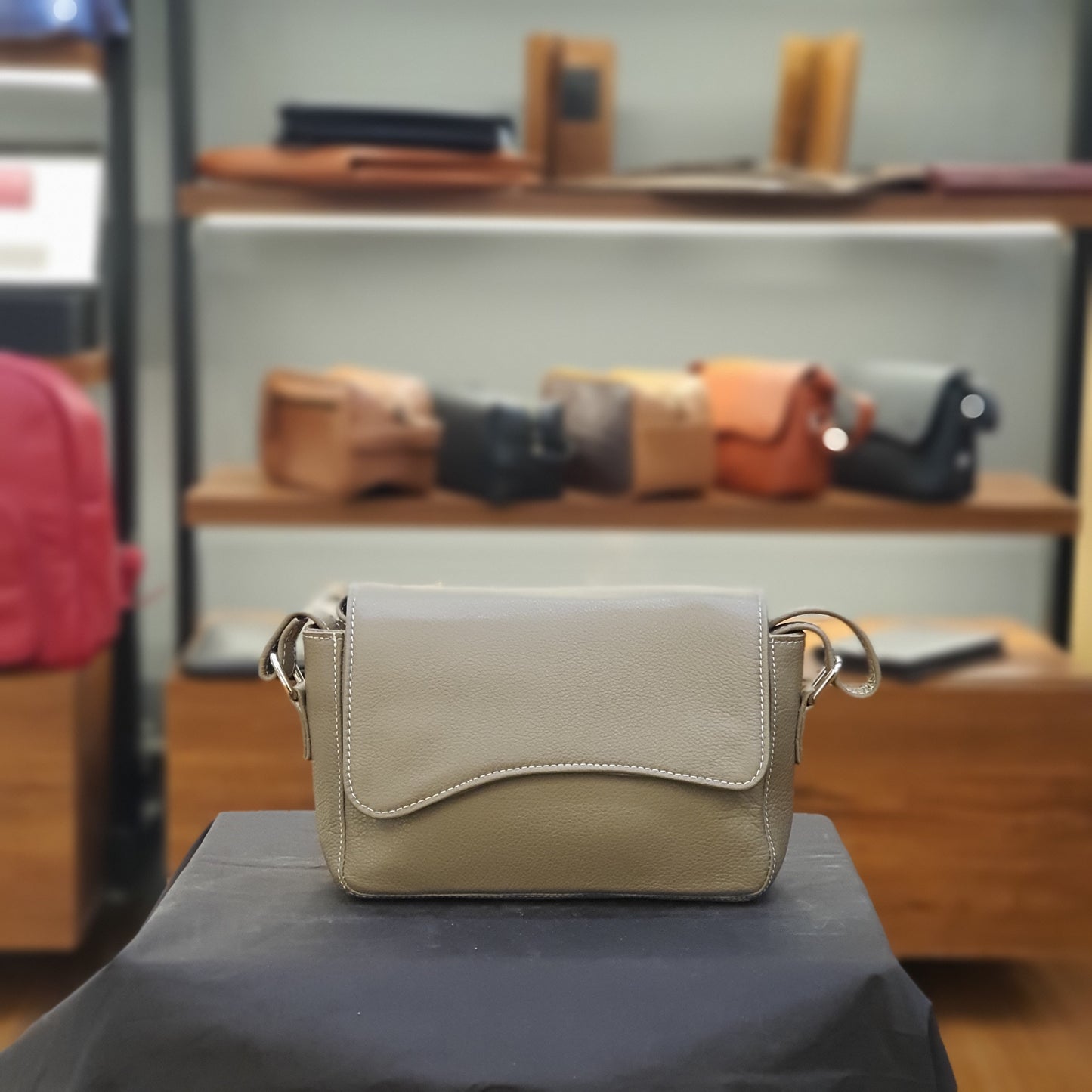 Elegant Genuine Leather Crossbody Bag