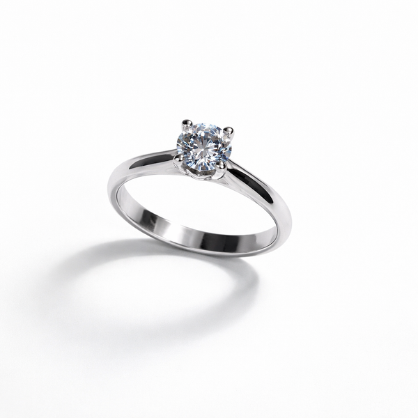 Moissanite Diamond Ring with Certificate of Authenticity