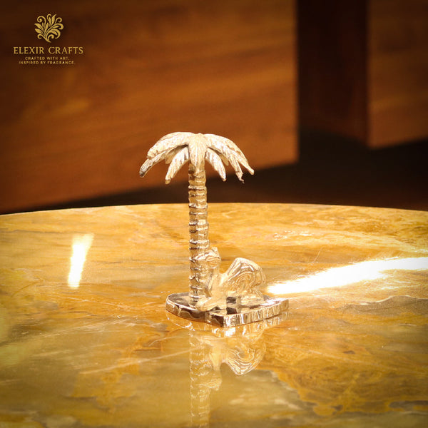 The Desert Oasis Silver Figurine