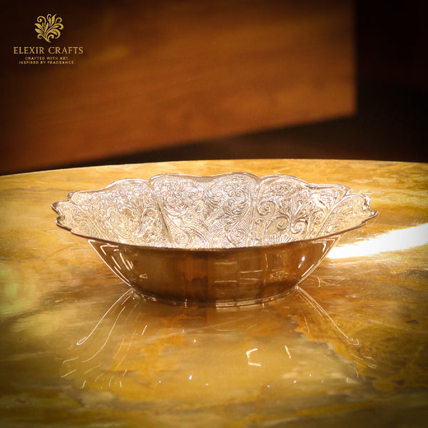 The Sterling Floral Petal Serving Bowl