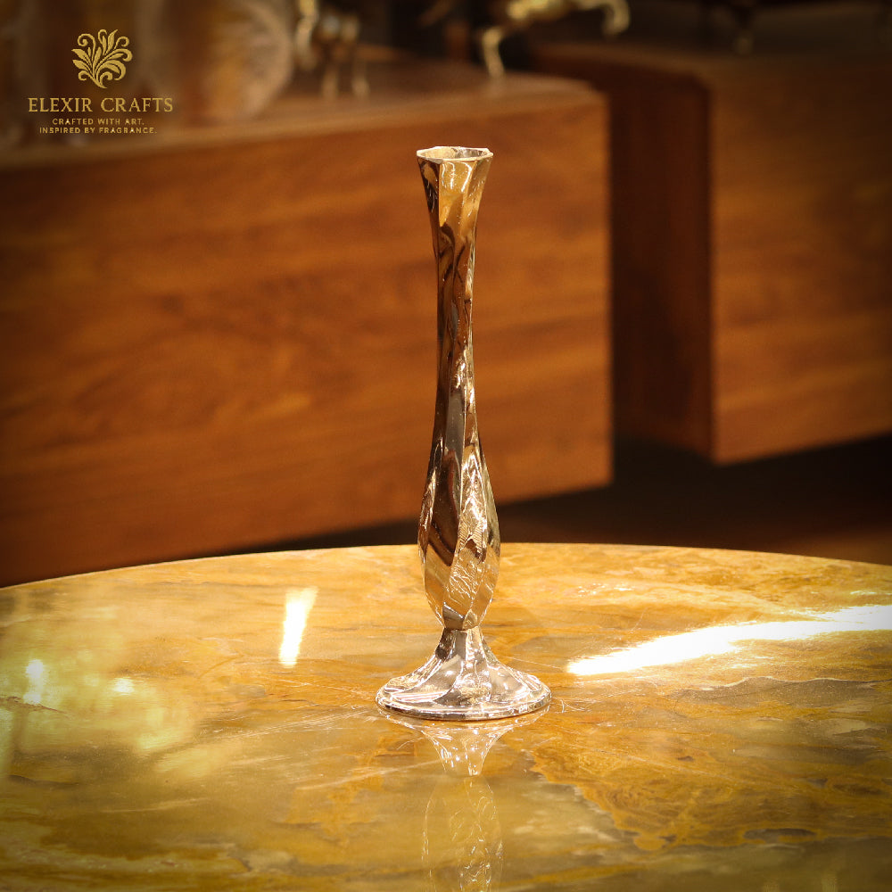 The Sleek Spiral Bud Vase