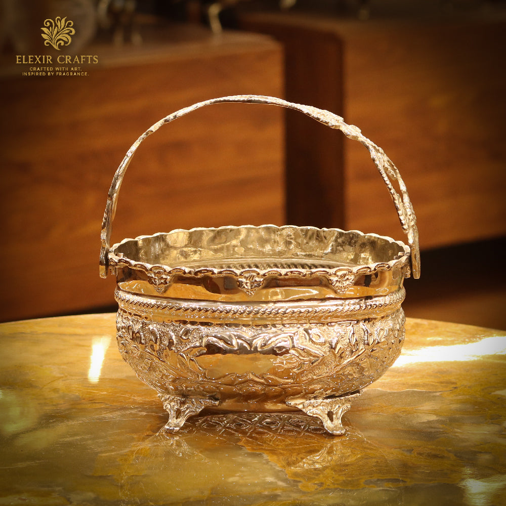 The Sovereign Floral Serving Basket