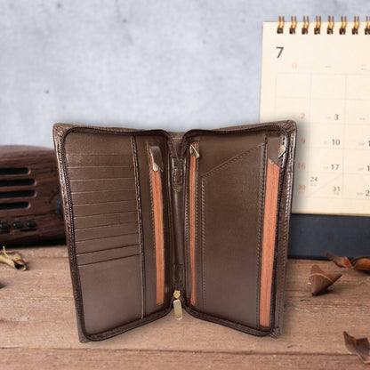 Premium Leather Travel Organizer