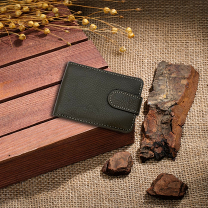 Premium Genuine Textured Leather Bi-Fold Wallet