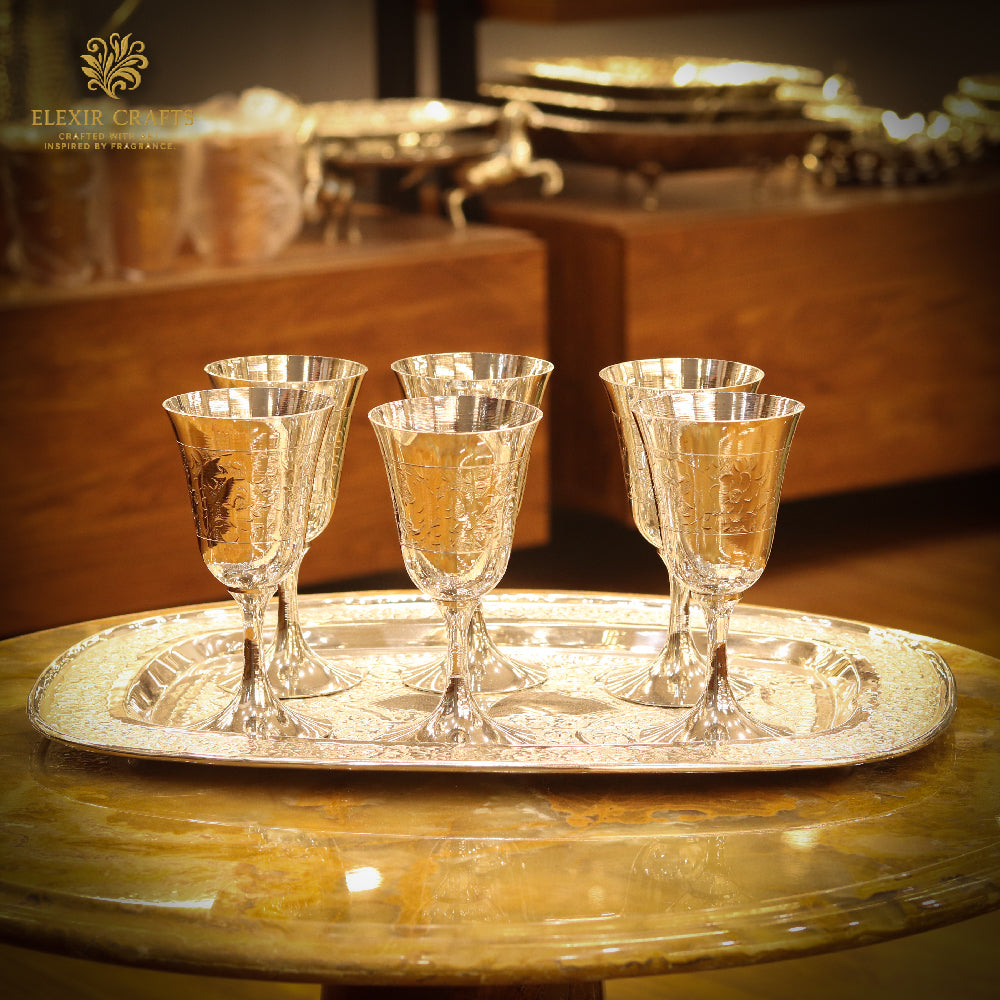 The Sovereign Embossed Goblet Set