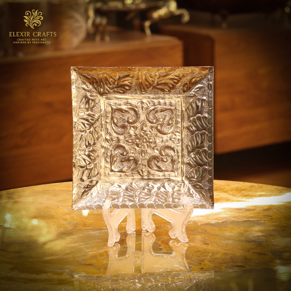 The Royal Lattice Square Tray