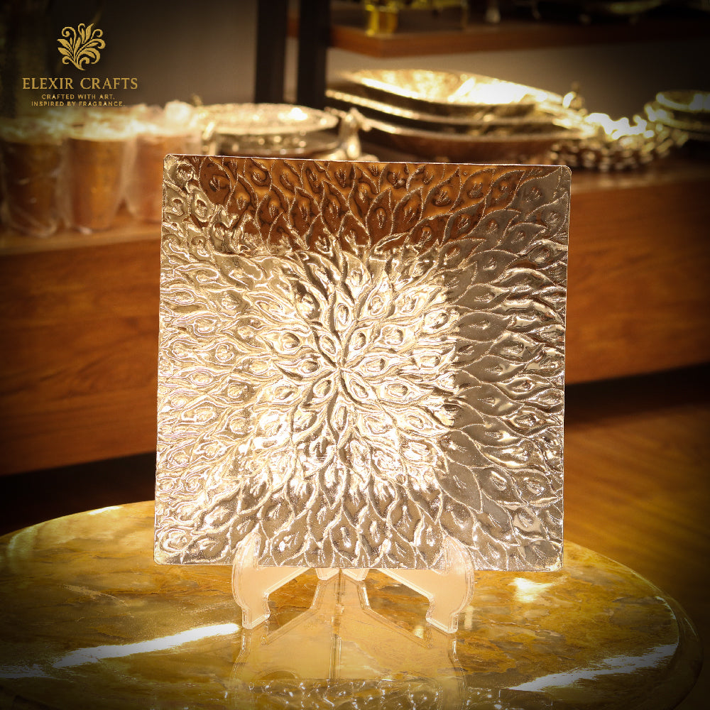 The Radiant Bloom Square Platter