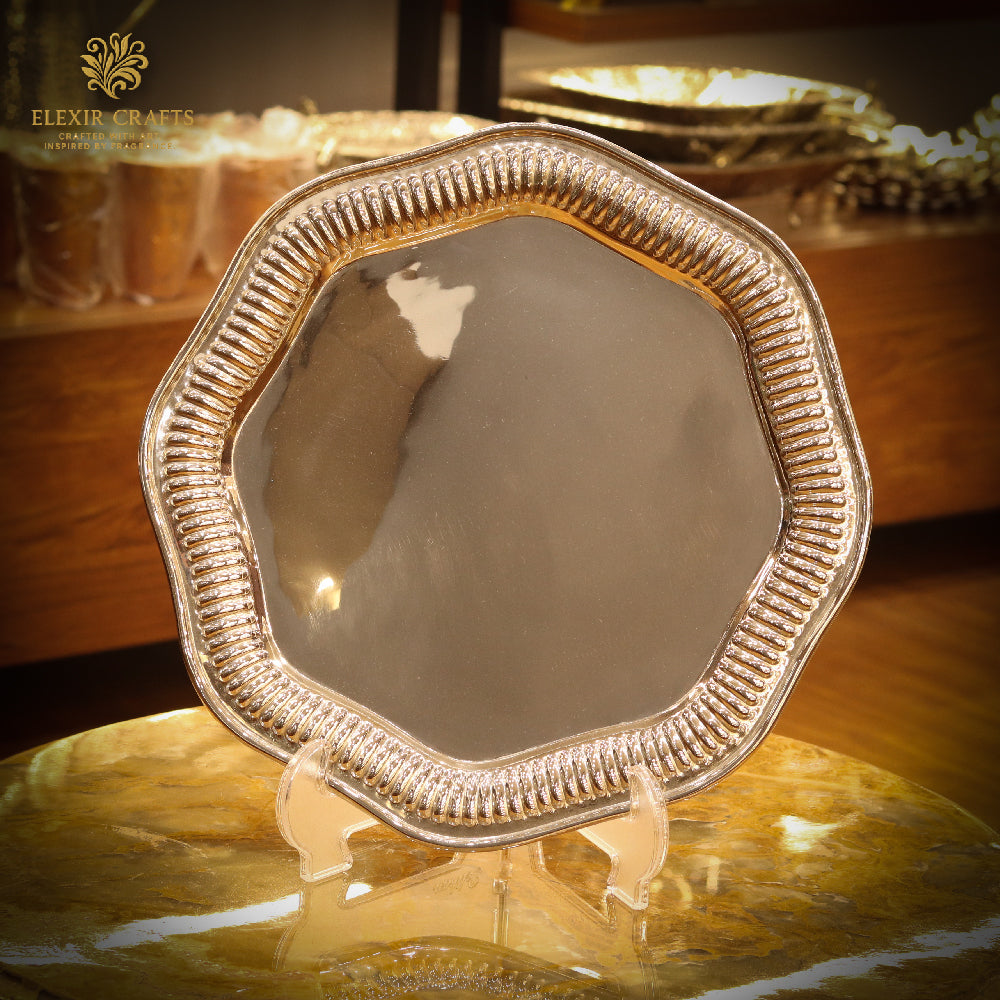 The Fluted Radiance Heptagonal Platter