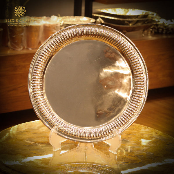 The Fluted Radiance Circular Platter