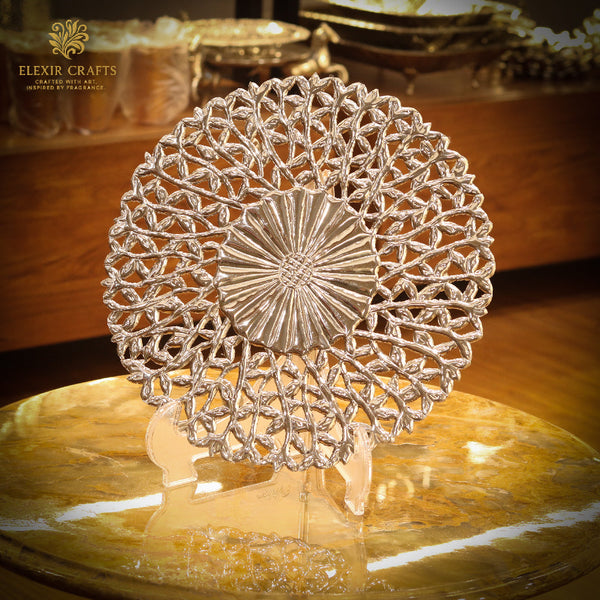 The Silver Vine Filigree Charger