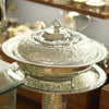 Ornate Silver Pedestal Pot