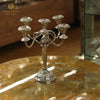 Elegant Five-Arm Silver-Plated Candelabra