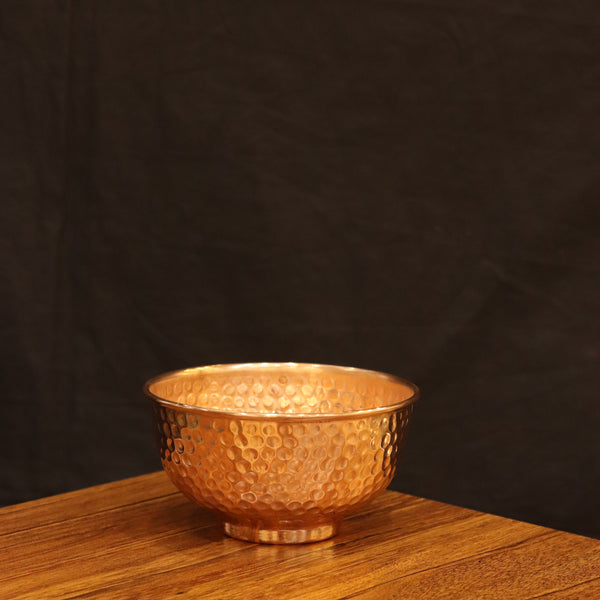 The Hammered Artisan Copper Bowl