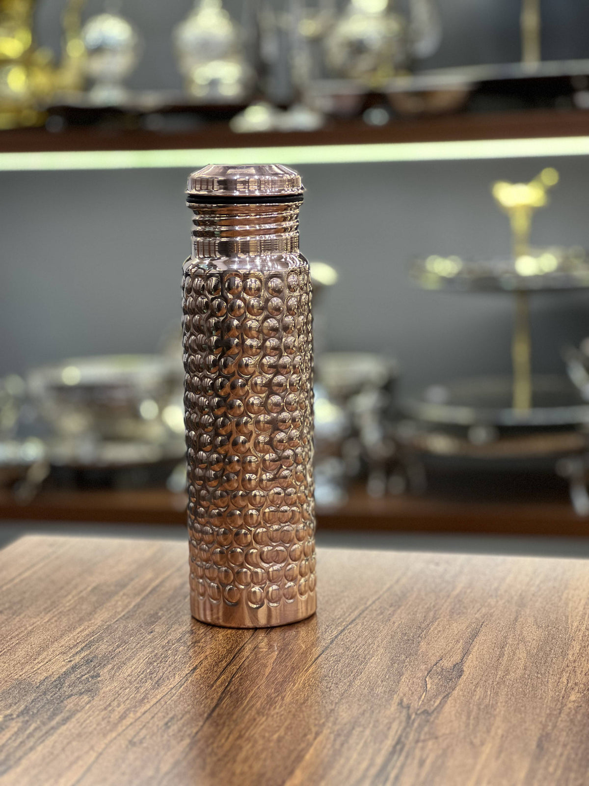 Pure Hammered Copper Water Bottle (1.5 l)