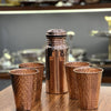 Pure Copper Bottle Set with 6 Glasses