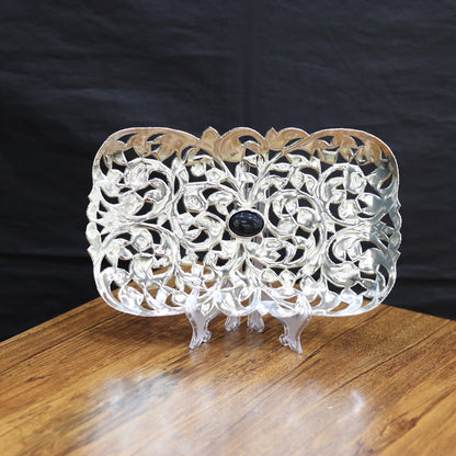 The Black Onyx Lattice Tray