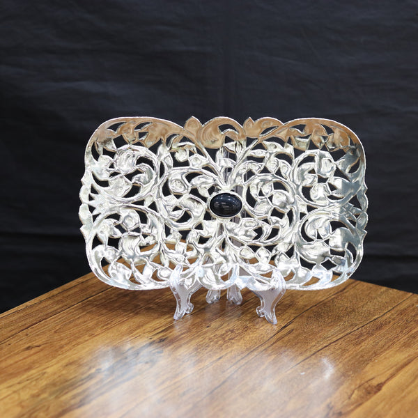 The Black Onyx Lattice Tray