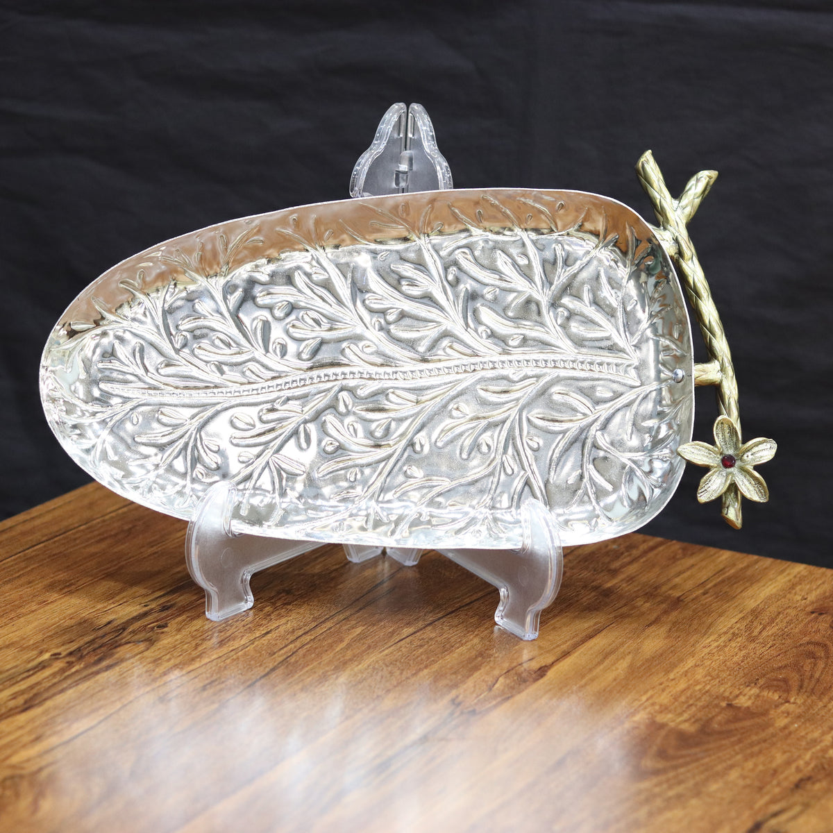The Golden Branch Leaf Platter