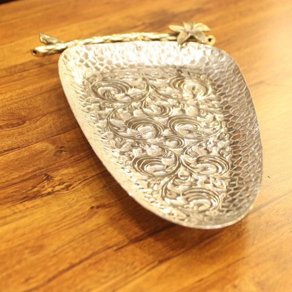 The Golden Branch Leaf Platter