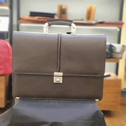 Executive Leather Business Briefcase