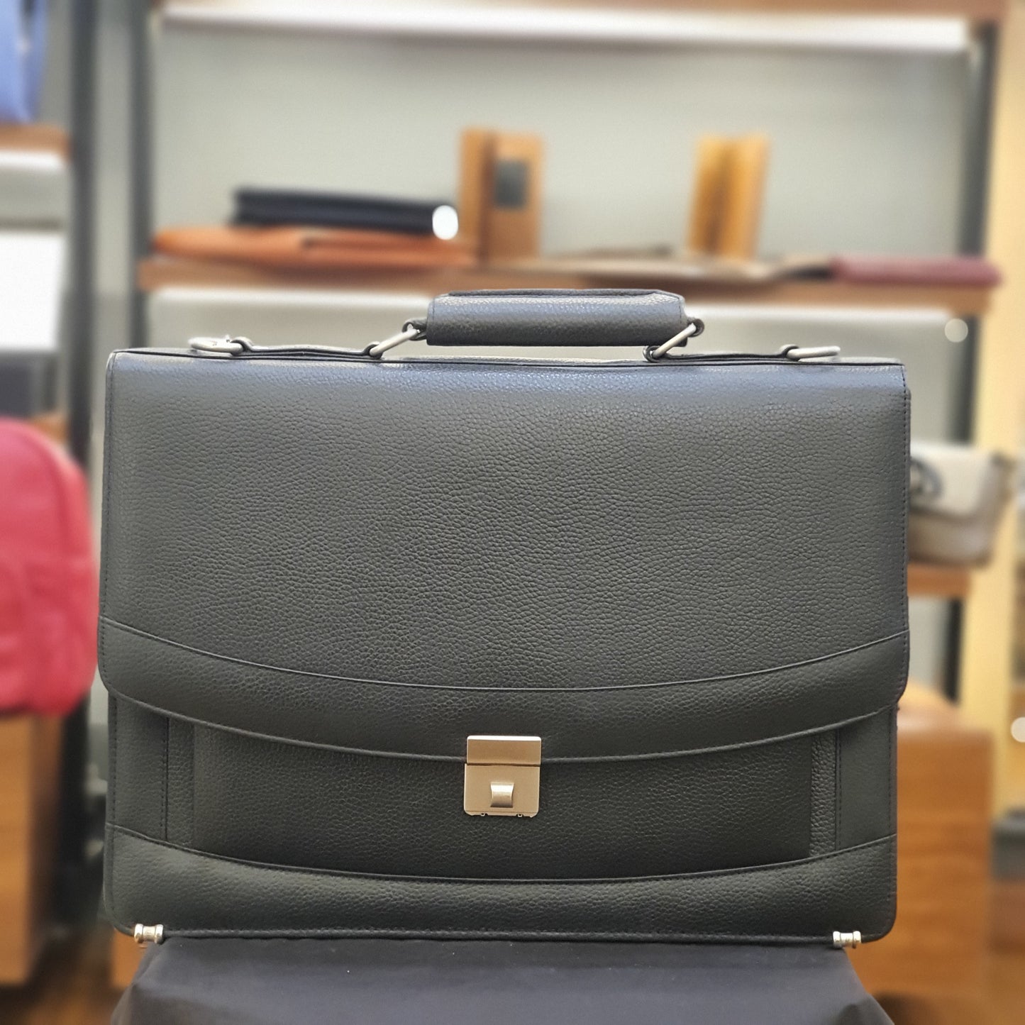 Executive Leather Business Briefcase