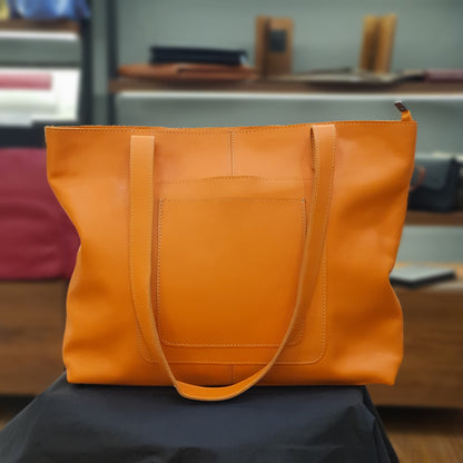 Premium Leather Executive Tote & Briefcase