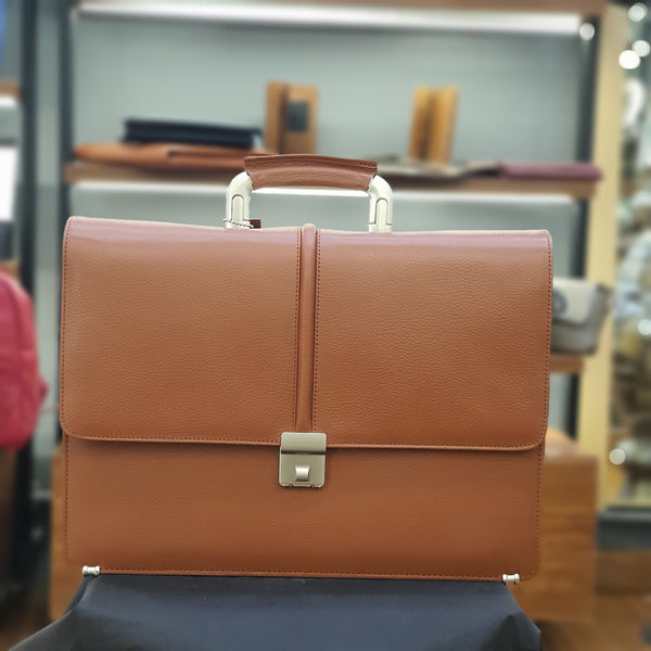 Executive Leather Business Briefcase