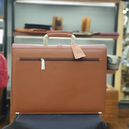 Executive Leather Business Briefcase